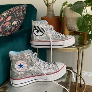 CONVERSE x CHIARA FERRAGNI platform chucks!